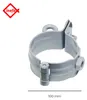 INEFA Rohrschelle mit Gewinde DN100 / 100mm, Grau Produktbild-Vorschau 2