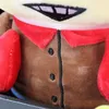 A close-up view of a plush toy's torso and collar. Anteprima dell’immagine prodotto