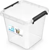 Contenitore in plastica con coperchio, scatola organizer Anteprima dell’immagine prodotto 2