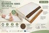 Babymatratze 120x60 cm Buchweizen Kokos – Orthopädische Produktbild-Vorschau 1