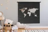 MuchoWow® Wandteppich Wandbehang Weltkarte - Aquarell - Produktbild-Vorschau 3