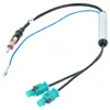vhbw Antennenadapter von DIN (m) auf Doppel-Fakra (m) für Produktbild-Vorschau 1