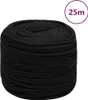 vidaXL Arbeitsseil Schwarz 10 mm 25 m Polyester Produktbild-Vorschau 6