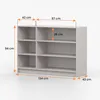Kommode Sideboard Anrichte Schlafzimmer Highboard 134 cm Produktbild-Vorschau 3