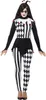 Costume de bouffon pour femmes, noir, avec haut, leggings & Voir les images du produit 1