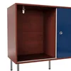 Sideboard 160x40x80cm MDF, Schiebetüren Hochglanz, 4 Produktbild-Vorschau 3
