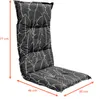 Housse pour fauteuil à haut dossier - BLÄTTER en gris Voir les images du produit 7