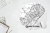 MuchoWow® Mauspad Mousepad Karte - Barcelona - Stadtplan - Produktbild-Vorschau 5