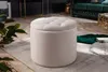 Hocker MODERN BAROCK 50cm champagner Samt Aufbewahrungkorb Produktbild-Vorschau 2