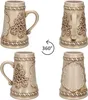 6x Ruhpolding-Krug mit Henkel 0,5L 6 Pers. beige Schild Produktbild-Vorschau 4