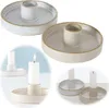 LS-LebenStil 2´er Set Stabkerzen Kerzenständer Keramik 10cm Produktbild-Vorschau 1