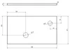 Sapho MINOR Piano lavabo 40x22,5 cm, rubinetto per lavabo a Anteprima dell’immagine prodotto 2