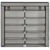 vidaXL Szafka na buty z pokrywą Szara 115 x 28 x 110 cm Podgląd zdjęcia produktu 12