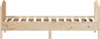 vidaXL Massivholzbett ohne Matratze 90x190 cm Kiefernholz Produktbild-Vorschau 5