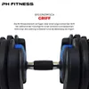 PH Fitness Ensemble d'haltères réglables 24KG bleu foncé - Voir les images du produit 2