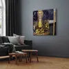 Italienischer Leinwand Leinwandbild - Pallas Athene 80x80 Produktbild-Vorschau 4