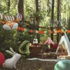 Waldparty mit Reh Folienballon Feli, Tierballon als Deko für Kindergeburtstag und Motto-Party. Podgląd zdjęcia produktu