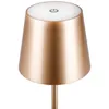 MasterLED Akku Tischlampe Gold, Kabellos Dimmbar, 4000K Produktbild-Vorschau 4