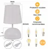 ZMH Lampe de chevet Lampe de table avec câble - Lampe de Voir les images du produit 4