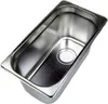 Waschbecken Spülbecken Camping Spüle 325x175x150 Edelstahl Produktbild-Vorschau 1