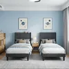 BEALIFE BF28 Polsterbett 90x200 cm mit Lattenrost, LED | Produktbild-Vorschau 12