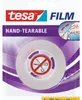 The image shows the packaging of tesa Film, a hand-tearable transparent tape. Náhled obrázku produktu