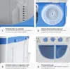 TecTake 400777, Od góry, Wolnostojący, Niebieski, Biały, W Podgląd zdjęcia produktu 14