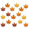 Lot de 16 décorations en forme de feuilles d'érable, pour Voir les images du produit 1