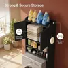 Fobyfurny Waschmaschinenschrank, Waschmaschinenregal, mit 2 Produktbild-Vorschau 3
