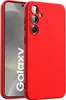 A red phone case is shown with a phone inside, displaying the word 'Galaxy'. Náhled obrázku produktu