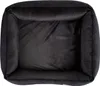 Premium Hundebett Velvet Schwarz XXL – 120x95x25 cm | Produktbild-Vorschau 6