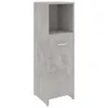 A tall, narrow bathroom cabinet with a concrete gray finish. Náhled obrázku produktu