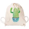 Mr. & Mrs. Panda Beutel Rucksack Kaktus Happy - Transparent Produktbild-Vorschau 4