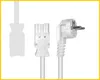 Připojovací kabel Wieland 10630FR bílý 2 m se zástrčkou Náhled obrázku produktu 2
