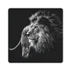 MuchoWow® Mauspad Mousepad Tiere - Wild - Löwe - Schwarz - Produktbild-Vorschau 1