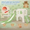 Joyz 6 in 1 Kinderrutsche mit Spielturm & Schaukel Kinder Produktbild-Vorschau 2