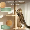 WOOWOOD Wandkratzbaum für Katzen, deckenhoch bis 206 cm, Produktbild-Vorschau 6