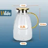 Vilde | Carafe en verre - Avec couvercle - Transparent - Voir les images du produit 5