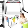Springos® Wäschetrockner Klappbar Balkon Wäscheständer Produktbild-Vorschau 7