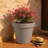 Kunststoff Pflanzkübel XXL groß - 58 cm/beige - Blumenkübel Produktbild-Vorschau 5