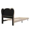 Cama clásica Flieks, cama tapizada de 90x200 cm, cama Vista previa de la imagen del producto 9