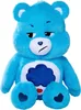 A blue plush toy bear with a grumpy expression, sitting against a white background. Produktbild-Vorschau