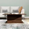vidaXL Couchtisch Braun Eiche 102x55,5x40 cm Holzwerkstoff Produktbild-Vorschau 5