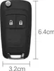 INF Klappbare Autoschlüsselhülle für Buick/Opel/Chevrolet 2 Produktbild-Vorschau 2
