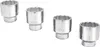 Four metal socket wrenches are arranged in a row against a white background. Anteprima dell’immagine prodotto