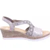 Rieker Damen Sandalette in Grau, Größe 40 Produktbild-Vorschau 3