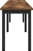vidaXL Panca colore fumo 200 x 35 x 45 cm materiale a base Anteprima dell’immagine prodotto 6