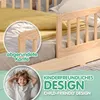 CADANI Malte Hausbett Kinderbett 90x200 cm Natur – Produktbild-Vorschau 5