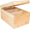 Creative Deco Drewniane Pudełko do Przechowywania | 3 Podgląd zdjęcia produktu 1
