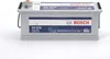 A car battery is shown in a studio setting with a white background. Produktbild-Vorschau